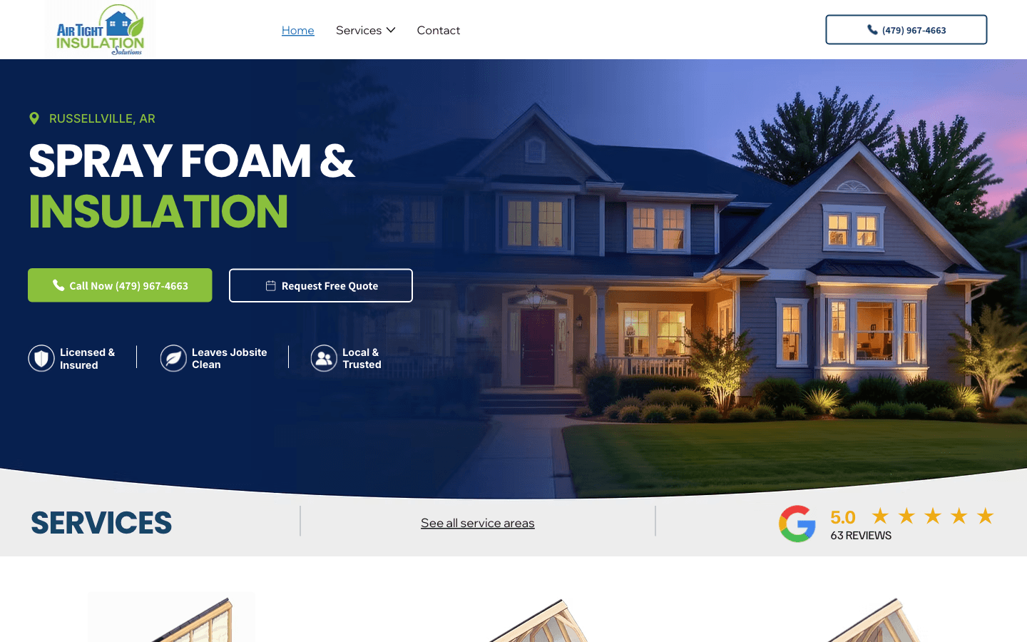 Airtight Insulation website